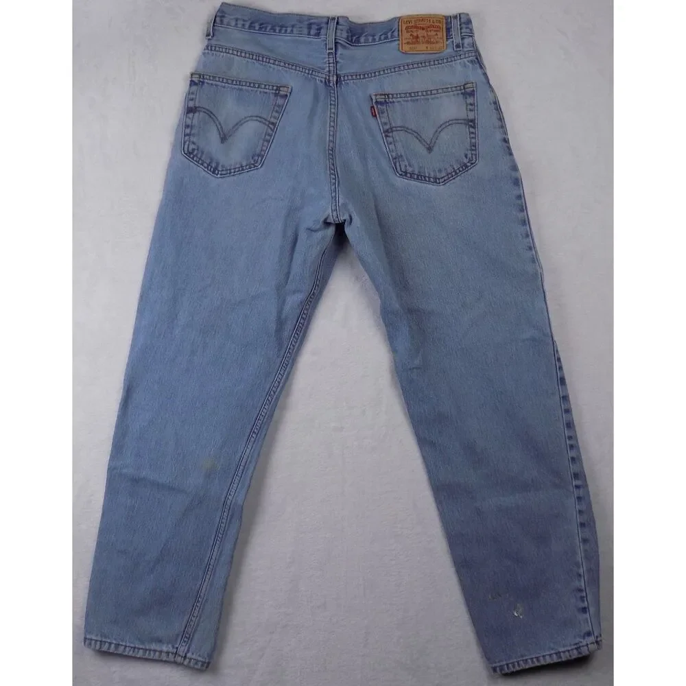 Vintage‎ Levis 550 Y2K Relaxed Fit 2000s Jeans 36x32 Medium Wash Denim
